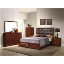  Acme Furniture Ilana Queen Upholstered Panel Bed with Storage 24590Q IMAGE 2