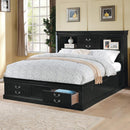  Size_Queen -- Acme Furniture Louis Philippe III Bookcase Bed with Storage IMAGE 1
