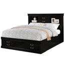  Size_Queen -- Acme Furniture Louis Philippe III Bookcase Bed with Storage IMAGE 2