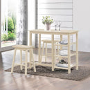  Acme Furniture Nyssa 73052 3PC Counter Height Set IMAGE 1