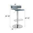  Acme Furniture Rania 96261 Adjustable Stool with Swivel IMAGE 2