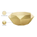  Meridian Gemma Gold Stainless Steel Coffee Table IMAGE 4