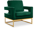  Manufacturer Color_Green -- Meridian Noah Stationary Fabric Accent Chair IMAGE 1