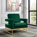  Manufacturer Color_Green -- Meridian Noah Stationary Fabric Accent Chair IMAGE 2
