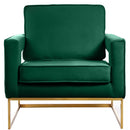  Manufacturer Color_Green -- Meridian Noah Stationary Fabric Accent Chair IMAGE 3