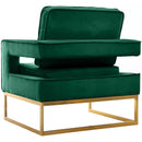  Manufacturer Color_Green -- Meridian Noah Stationary Fabric Accent Chair IMAGE 6
