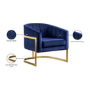 Manufacturer Color_Navy -- Carter Navy Velvet Upholstered Accent Chair IMAGE 7