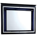  Furniture of America Bellanova Dresser Mirror CM7979BK-M IMAGE 1