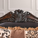  Furniture of America Jamael Stationary Fabric and Leather Look Sofa SM6405-SF IMAGE 4