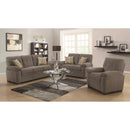 Coaster Furniture Fairbairn Stationary Fabric Loveseat 506582 IMAGE 2