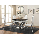  Coaster Furniture Anchorage 107872N Upholstered Dining Chair - Cream White (Set of 2) IMAGE 10