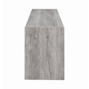  Coaster Furniture Burke 701025 2-door Engineered Wood 71" TV Stand - Grey Driftwood IMAGE 4