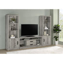 Coaster Furniture Burke 701024 2-Drawer Engineered Wood 59" TV Stand - Grey Driftwood IMAGE 9