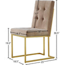  Color_Beige -- Meridian Pierre Dining Chair IMAGE 5