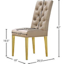 Color_Beige -- Meridian Capri Dining Chair IMAGE 4