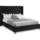  Color_Black  Size_Full  -- Meridian Aiden Upholstered Platform Bed IMAGE 1