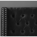 Meridian Aiden Black Velvet Full Bed IMAGE 7