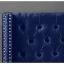  Color_Navy  Size_Full  -- Aiden Navy Velvet Upholstered Full Bed IMAGE 7