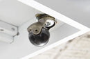 T756-1 WHITE/BLACK COCKTAIL COFFEE TABLE