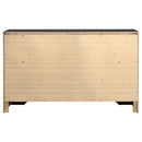  Coaster Furniture Miranda 206363 7-Drawer Dresser - Black IMAGE 6