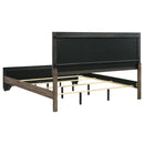  Size_King -- Kauffman 204191KE Wood Eastern King Panel Bed - Washed Taupe IMAGE 4