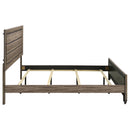  Size_King -- Kauffman 204191KE Wood Eastern King Panel Bed - Washed Taupe IMAGE 5