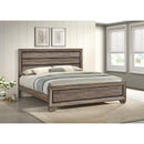  Size_King -- Kauffman 204191KE Wood Eastern King Panel Bed - Washed Taupe IMAGE 6