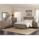  Size_King -- Kauffman 204191KE Wood Eastern King Panel Bed - Washed Taupe IMAGE 8