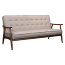  Zuo Rocky 100533 Sofa - Putty IMAGE 1