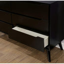  Furniture of America Lennart 6-Drawer Dresser CM7386BK-D IMAGE 4