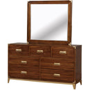  Furniture of America Tychus Dresser Mirror CM7559M IMAGE 2