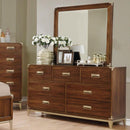  Furniture of America Tychus Dresser Mirror CM7559M IMAGE 3