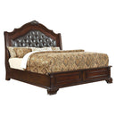  Furniture of America Edinburgh Queen Upholstered Panel Bed CM7671Q-BED IMAGE 1