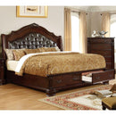  Furniture of America Edinburgh King Upholstered Panel Bed CM7672EK-BED IMAGE 2