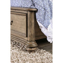  Color_Rustic Natural Tone -- Furniture of America Belgrade Queen Panel Bed with Storage IMAGE 5