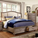  Color_Rustic Natural Tone/ivory -- Belgrade CM7614Q Queen Bed IMAGE 1