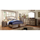  Color_Rustic Natural Tone/ivory -- Belgrade CM7614Q Queen Bed IMAGE 3