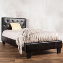  Color_Black  Size_California King  -- Furniture of America Velen Upholstered Bed IMAGE 9