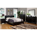  Color_Espresso  Size_Queen  -- Winn Park CM7008Q-BED Queen Upholstered Panel Bed IMAGE 3