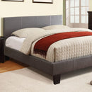  Color_Grey  Size_Twin  -- Winn Park CM7008GY-T-BED Twin Upholstered Panel Bed IMAGE 2