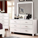  Furniture of America Enrico Dresser Mirror CM7068WH-M IMAGE 2