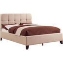  Furniture of America Cressida Full Upholstered Panel Bed CM7725BG-F-BED IMAGE 1
