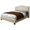  Furniture of America Karissa King Upholstered Panel Bed CM7698EK-BED IMAGE 1