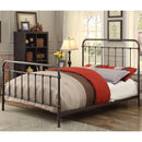  Color_Dark Bronze Size_California King -- Iria CM7701GM-CK California King Bed IMAGE 1
