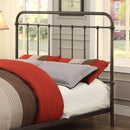  Color_Dark Bronze Size_California King -- Iria CM7701GM-CK California King Bed IMAGE 2