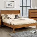  Color_Oak  Size_California King  -- Lennart CM7386A-CK California King Bed IMAGE 1