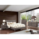  Color_Grey  Size_King  -- Lennart CM7386GY-EK King Bed IMAGE 2