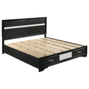  Size_King -- Coaster Furniture Miranda Panel Bed with Storage IMAGE 1