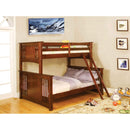  Furniture of America Spring Creek CM-BK602F-OAK Twin/Full Bunk Bed IMAGE 2