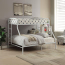  Acme Furniture Tritan 02052WH Twin XL/Queen Bunk Bed IMAGE 1